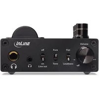 InLine 99207I headphone amplifier Black