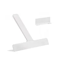 Zone Denmark Duschabzieher Ume Weiss - Wischbreite: 24 cm - Faltbar: Nein - Detailfarbe: Weiss - Detailmaterial: Silikon - Grundmaterial: Kunststoff - Aufhängevorrichtung: Ja