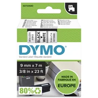 D1-TAPE 9MM X 7M BLACK ON WHITE
