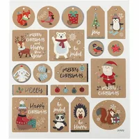 Creativ Company Weihnachtssticker Weihnachten - Verpackungseinheit: 1 Stück - Material: Papier - Detailfarbe: Braun - Produkttyp: Weihnachtssticker