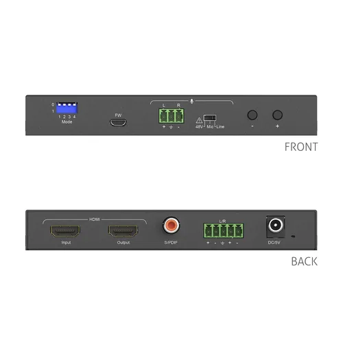 PureLink PureTools Audio Extraktor PT-C-HDAEDE HDMI - Eingänge: HDMI - Ausgänge: Cinch - HDMI
