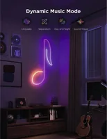 Neon Strip Light (weiß, 4 Meter, schwarz)