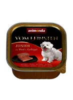 ANIMONDA Vom Feinsten Junior Beef with poultry - wet dog food - 150g