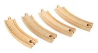 BRIO Eisenbahn 1/1 gebogene Gleise 170mm - Kategorie: Schienen & Weichen - Altersempfehlung ab: 3 Jahren - Material: Holz - Eigenschaften: Keine Eigenschaft - Zertifikate: FSC