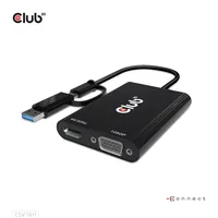 CLUB3D CSV-1611 USB graphics adapter 3840 x 2160 pixels Black