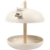 Creativ Company Holzartikel Ø 20 cm Vogelfutter-Station - Breite: 20 cm - Höhe: 23.5 cm - Länge: 20 cm - Anzahl Stück: 1 Stück - Holzherkunft: China - Holzhandelsname: Bambus