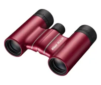 Nikon Fernglas Aculon T02 8x21 Rot - Prismentyp: Dachkant - Dämmerungszahl: 12.97 - Vergrösserung: 8 × - Bildstabilisator: Nein - Gewicht: 195 g - Sehfeld auf 1000 m: 110 m