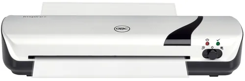 GBC Laminiergerät Inspire+ A4, 125 µm - Aufheizzeit: 4 min - Laminierverfahren: Kalt- und Heisslamination - Ausstattung: 1 Knopf-Bedienung - Maximale Folienstärke: 125 µm - Medienformat: A4 - Set: Nein