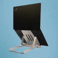 R-Go Tools RGORIBASI laptop stand Laptop-Ständer Silber 55,9 cm (22")