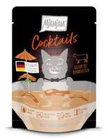 Mjamjam Cocktails gezupftes Rindfleisch, 40 g - Snackart: Leckerli - Tierbedürfnis: Kein besonderes Bedürfnis - Packungsgrösse: 40 g - Produkttyp: Ergänzungsfutter - Fleischsorte: Rind - Tierart: Katze