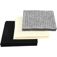 Creativ Company Bastelfilz 3 mm, 20 x 20 cm, 12 Blatt, Grau/Schwarz/Beige - Detailfarbe: Grau - Schwarz - Beige - Filz Art: Bastelfilz