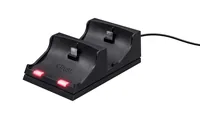 Trust Ladestation GXT 235 Duo Charging Dock für PS4 - Schnittstellen: USB - Detailfarbe: Schwarz - Plattform: PlayStation 4