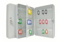 WEDO Schlüsselschrank mit Schlüsselöffnung, 110 Schlüssel - Produkttyp: Schlüsselschrank - Widerstandsfähigkeit: Schmutz - Wassergeschützt - Detailfarbe: Grau