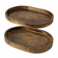 Boltze Servierplatte Ovolio 2 Stück, Nature - Material: Holz - Zertifikate: Keine Zertifizierung - Detailfarbe: Nature