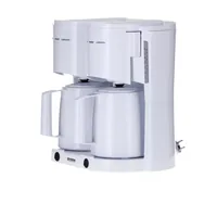 Severin Filterkaffeemaschine KA 9314 Weiss - Detailfarbe: Weiss - Anzahl Tassen: 16 - Ausstattung: Kabelstaufach - Wasserstandsanzeige