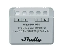 Shelly Smart Home Qubino Wave PM Mini - Detailfarbe: Grau - Produkttyp: Schaltaktoren - Protokoll: Z-Wave - Systemkommunikation: Wireless - System-Kompatibilität: Google Assistant - Amazon Alexa
