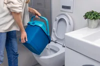 Leifheit Putzeimer Power Clean M 10 Liter - Ausstattung Putzeimer: Eimer - Tragegriff - Volumen: 10 l - Detailfarbe: Türkis - Material: Kunststoff