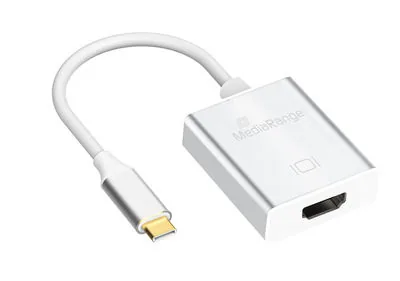 MediaRange MRCS194 USB graphics adapter 4096 x 3112 pixels Silver
