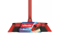Vileda 143703 broom Indoor Soft / Hard bristle Polyethylene terephthalate (PET), Rubber Black, Grey, Red