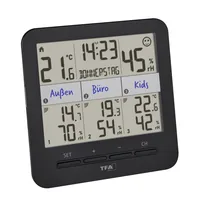 TFA Dostmann Thermo-/Hygrometer KLIMA@HOME 2 - Detailfarbe: Schwarz - Typ: Thermo-/Hygrometer - Anwendungsbereich: Temperatur-/Feuchtemessung