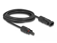 Delock Anschlusskabel DL4 Stecker zu Buchse 4 mm², 3 m - Anschluss Seite B: DL4 Kompatibel mit MC4 - TS4 - QC4 - Anschluss Seite A: DL4 Kompatibel mit MC4 - TS4 - QC4