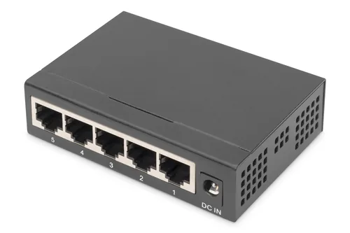 Digitus DN-80202-1 network switch Gigabit Ethernet (10/100/1000) Black