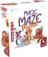 Pegasus Spiele Familienspiel Magic Maze Pocket -DE- - Sprache: Deutsch - Kategorie: Familienspiel - Altersempfehlung ab: 8 Jahren - Spieldauer: 15 min - Min. Anzahl Spieler: 2 - Max. Anzahl Spieler: 8