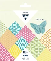 Clairefontaine Bastelpapier Origami Papier Sommer, 60 Blatt - Papierformat: 15 x 15 cm - Selbstklebend: Nein - Papierfarbe: Blau - Mehrfarbig - Papiertyp: Bastelpapier - Mediengewicht: 70 g/m² - Verpackungseinheit: 60 Stück