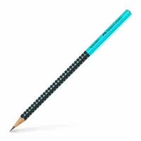 FABER-CASTELL Bleistift Grip 2001 HB 517012 Two Tone schwarz/türkis