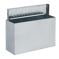 Relaxdays 10030684 cendrier Rectangulaire Fer