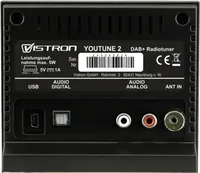 Vistron 700-02003 audio tuner Home Black