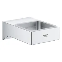 GROHE SELECTION CUBE GLASS/SOAP DISH HOLDER