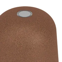 EGLO Leuchten MANNERA-S Tischlampe in/outdor LED Touch Rost Braun - Betriebsart: Akkubetrieb - USB - Smart Home: Nicht kompatibel - Dimmbar: dimmbar - Produkttyp: Akku-Leuchte - Tischleuchte - Lichtsensor (Dämmerung): Nein - Timerfunktion: Nein