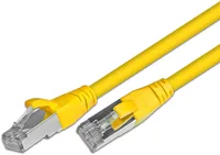 Wirewin Patchkabel RJ-45 - RJ-45, Cat 5e, F/UTP, 0.25 m, Gelb - Detailfarbe: Gelb - Form: Rund - Verpackungseinheit: 1 Stück - Zusatzfunktionen: Längenaufdruck auf Stecker - Mit Klinkenschutz - Länge: 0.25 m - Produkttyp: Patchkabel