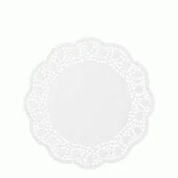 DEMMLER Tortenspitzen rund 2221100610 22cm, 6 Stück weiss