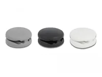 DeLOCK Cable Holder Mini self-adhesive with 4 feed-throughs Set 3 pieces