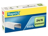Rapid Standard 24/6 Staples pack 1000 staples