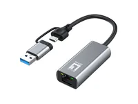 LevelOne Adapter USB-C USB-A -> RJ45 1010010002500 gr