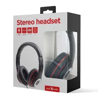 gembird Headset STEREO Los Angeles Klinke schwarz