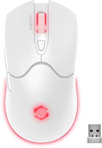 Speedlink VELOX Rechargeable RGB Gaming Mouse Wireless white