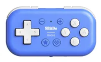 8bitdo Gamepad Micro Wireless Controller NSW2/NSW/Android Blau - Plattform: Android - Nintendo Switch - Nintendo Switch 2 - Nintendo Switch OLED-Modell - Verbindungsmöglichkeiten: Bluetooth - USB Typ-C - Controller Typ: Gamepad - Detailfarbe: Blau