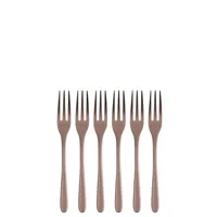 Sambonet Taste PVD 6 Forchette Dolce Rame Antico