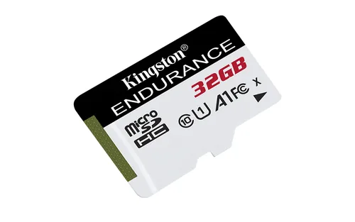 KINGSTON 32GB -  microSDXC -  Endurance -  95R/45W -  C10 -  A1 -  UHS-I -  Card Only