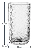 Leonardo Vase Martello 19 cm, Transparent - Assortiert: Nein - Höhe: 19 cm - Detailfarbe: Transparent - Detailmaterial: Glas - Grundmaterial: Glas