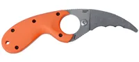 CRKT Taschenmesser Bear Claw Fixed Orange - Typ: Survivalmesser - Schalenmaterial: Nylon - Funktionen: Drahtschneider - Messer - Einhandklinge: Ja - Verriegelung: Keine - Anzahl Funktionen: 1-10