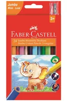 Faber-Castell Farbstifte Jumbo 24er Metalletui - Verpackungseinheit: 24 Stück - Set: Ja - Detailfarbe: Mehrfarbig - Eigenschaft-Stift: Keine - Farbstifte & Wachsmalstifte-Art: Farbstifte - Anwender: Erwachsene