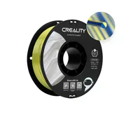 Creality Filament PLA Silk Gold/Silber, 1.75 mm, 1 kg - Material: PLA (Polylactid Acid) - Detailfarbe: Silber - Gold - Gewicht: 1 kg - Durchmesser: 1.75 mm - Materialeigenschaften: Silk