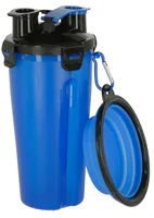 Kerbl Futter- und Wasserbehälter 2 x 350 ml - Material: Kunststoff - Silikon - Tierart: Hund - Produkttyp: Wassernapf - Futternapf