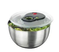 Emsa Salatschleuder 4,5l 513441 Turboline edelstahl/schwarz