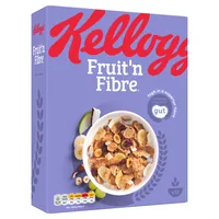 Kellogg's Cerealien All Bran Fruit n`Fibre 500 g - Produkttyp: Früchte & Beeren - Nährwertangabe pro: 100 g - Energiegehalt (in kj): 1603 KJ - Energiegehalt (in kcal): 380 Kcal - Fett: 6 g - Davon gesättigte Fettsäuren: 3.5 g